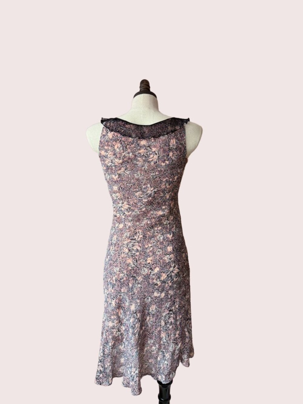 Vintage Max Studio Floral Silk Dress - Picture 3 of 5